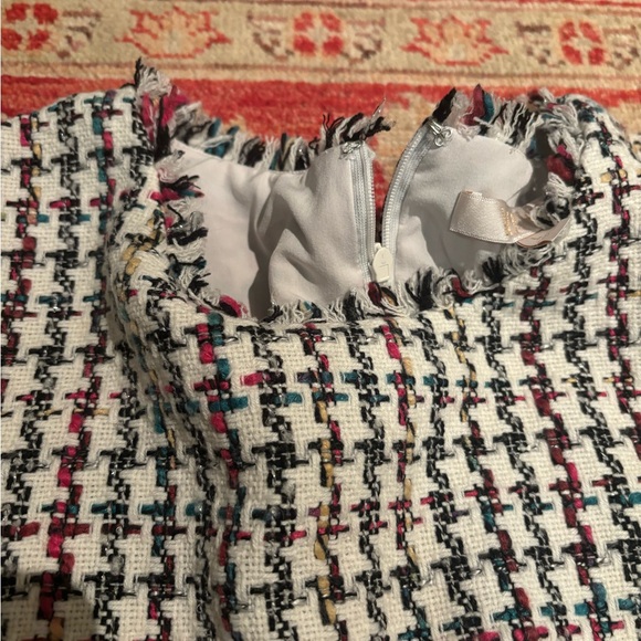 Wayf Multi-colour Houndstooth Matching Skirt and Top Set - Picture 4 of 5